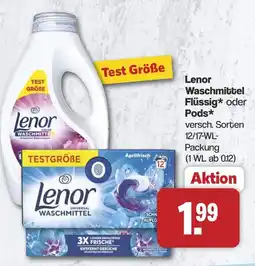 Famila Nord West Lenor Waschmittel Angebot