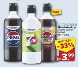 Famila Nord West sodastream Getränkesirup Angebot