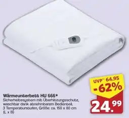 Famila Nord West Medisana Wärmeunterbett HU 666 Angebot