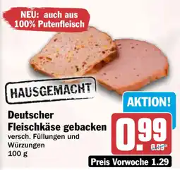 HIT Deutscher Fleischkäse gebacken Angebot