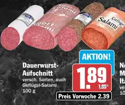 HIT Dauerwurst-Aufschnitt Angebot