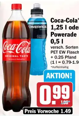 HIT Coca-Cola Powerade Angebot
