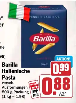 HIT Barilla Italienische Pasta Angebot