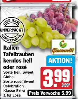 HIT Giacovelli Italien Tafeltrauben Angebot
