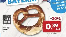 Combi BACKSTUBE Laugenbrezel* Angebot