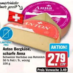 HIT Anton Bergkäse, scharfe Anna Angebot
