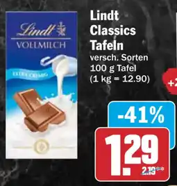 HIT Lindt Classics Tafeln Angebot
