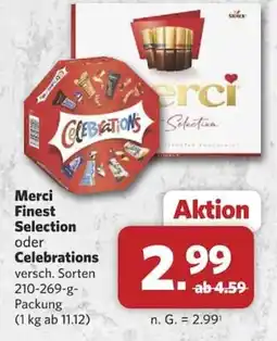 Combi Merci Finest Selection oder Celebrations Angebot