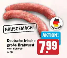 HIT Deutsche frische grobe Bratwurst Angebot