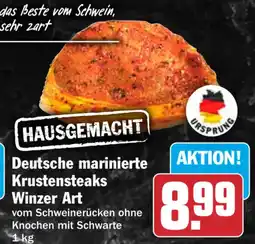 HIT Deutsche marinierte Krustensteaks Winzer Art Angebot
