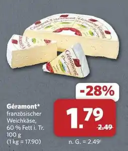 Combi Géramont französischer Weichkäse Angebot