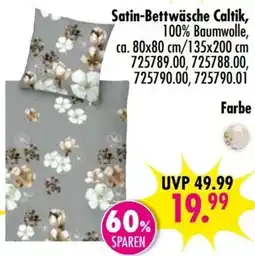 Möbel Boss Satin-Bettwäsche Caltik Angebot