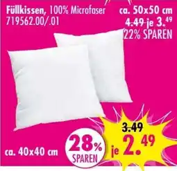 Möbel Boss Füllkissen, 100% Microfaser Angebot