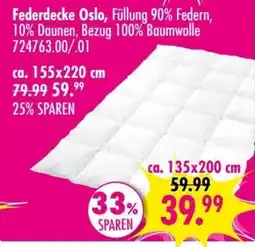 Möbel Boss Federdecke Oslo Angebot