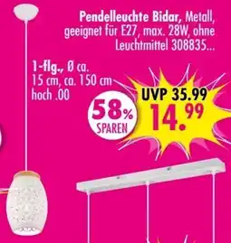 Möbel Boss Pendelleuchte Bidar Angebot