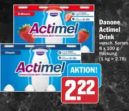 HIT Danone Actimel Drink Angebot