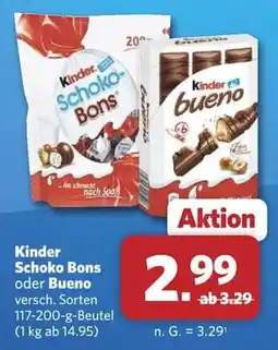 Combi Kinder Schoko Bons oder Bueno Angebot