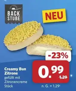 Combi BACKSTUBE Creamy Bun Zitrone Angebot