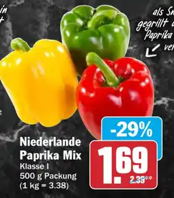 HIT Niederlande Paprika Mix Angebot