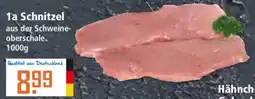 Klaas und Kock 1a Schnitzel aus der Schweine-oberschale Angebot