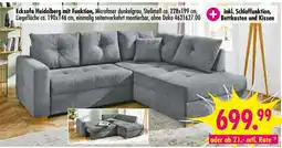Möbel Boss Ecksofa Heidelberg mit Funktion Angebot