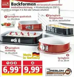 Norma Backformen mit keramisch verstärkter Antihaftbeschichtung Angebot