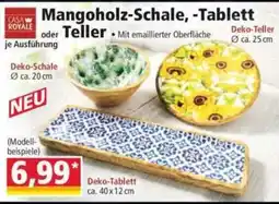 Norma CASA ROYALE Mangoholz-Schale, -Tablett oder Teller Angebot