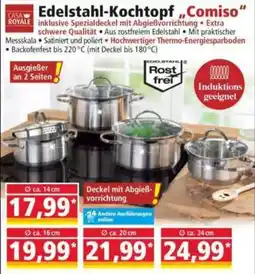 Norma Edelstahl-Kochtopf „Comiso“ Angebot