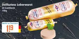 Klaas und Kock Delikatess Leberwurst im Golddarm Angebot