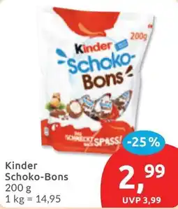 Budni Kinder Schoko-Bons Angebot