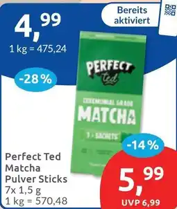 Budni Perfect Ted Matcha Pulver Sticks Angebot