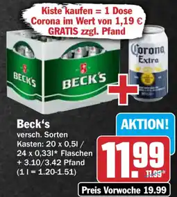 HIT Beck's Angebot