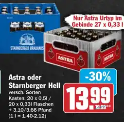 HIT Astra oder Starnberger Hell Angebot