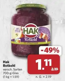 Combi Hak Rotkohl Angebot