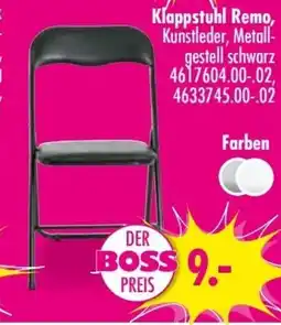 Möbel Boss Klappstuhl Remo Angebot