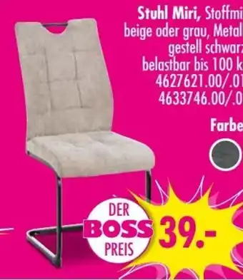 Möbel Boss Stuhl Miri Angebot