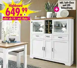 Möbel Boss Highboard Angebot