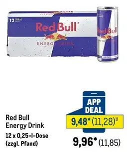 METRO Red Bull Energy Drink Angebot
