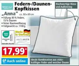 Norma ORTHOVIS® Federn-/Daunen-Kopfkissen "Anna" Angebot