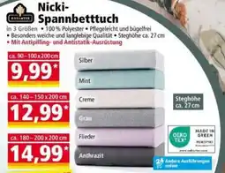 Norma Nicki-Spannbetttuch Angebot