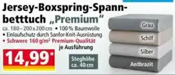 Norma Jersey-Boxspring-Spannbetttuch "Premium" Angebot