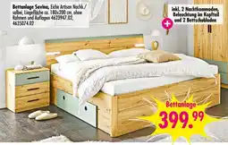 Möbel Boss Bettanlage Savina, Eiche Artisan Nachb./salbei Angebot