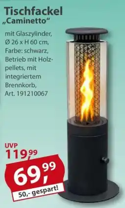 Sonderpreis Baumarkt Tischfackel "Caminetto" Angebot