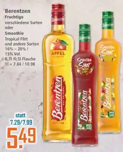 Klaas und Kock Berentzen Fruchtige Smoothie Angebot
