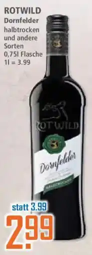 Klaas und Kock ROTWILD Dornfelder Angebot