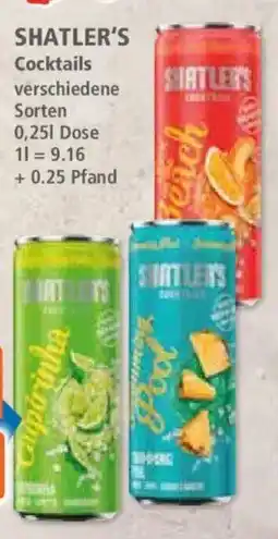 Klaas und Kock SHATLER'S Cocktails Angebot