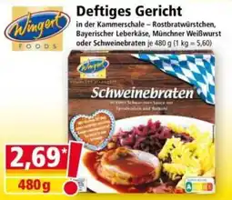 Norma Wingert Foods Schweinebraten Angebot