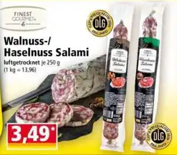 Norma Finest Gourmet Walnuss-/Haselnuss Salami Angebot