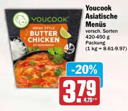 HIT Youcook Asiatische Menüs Angebot