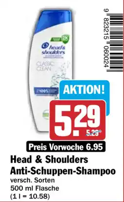 HIT Head & Shoulders Anti-Schuppen-Shampoo Angebot